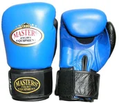 Rękawice bokserskie - Masters Rękawice bokserskie RBT-THAI 10 niebiesko-czarny 2010000022689 - miniaturka - grafika 1