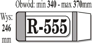 Okładka regulowana R-555 IKS - Pozostałe akcesoria dla plastyków - miniaturka - grafika 2