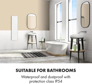 Klarstein Klarstein Wonderwall Air 36, infraczerwony grzejnik, 120 x 30 cm, 360 W, naścienny montaż, pilot sterowania, biały ACO10-WonderW-45 - Ogrzewanie przenośne - miniaturka - grafika 4