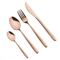 Zestawy sztućców - Starke HARPER SZTUĆCE KOMPLET 24 EL W PUDEŁKU 6 OSÓB RÓŻOWE ZŁOTO STAL SZLACHETNA 5903313422215 - miniaturka - grafika 1