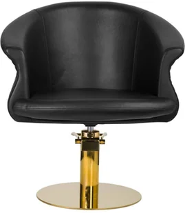 GABBIANO ACTIVESHOP Fotel Fryzjerski Wersal Złoto Czarny - Fotele fryzjerskie - miniaturka - grafika 4