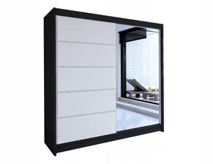 praktyczna Szafa Przesuwna z lustrem Tedli III 180 - Szafy - miniaturka - grafika 2