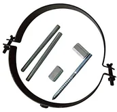 Kominy i akcesoria - Kamino-Flam Rura uchwytem rur z regulacją f. 120er 331714 - miniaturka - grafika 1