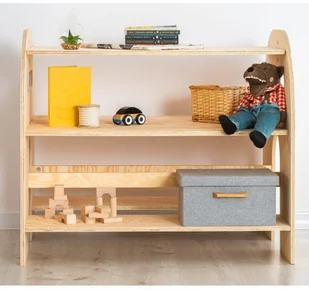 Drewniany regał na zabawki do pokoju dziecięcego S6-A25 - Regały Drewniany regał na zabawki do pokoju dziecięcego S6-A25 - Regały - miniaturka - grafika 1