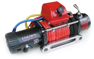 Escape 818 Wyciągarka EVO 12000 lbs [5443 kg] EWX-S z liną syntetyczną 12V lina 10 mm w oplocie 28 m 10400 kg +hak) 81877743 77743-uniw - Wciągarki - miniaturka - grafika 2