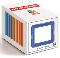 Klocki - Magformers 12-częściowy zestaw magnetyczny "Square" - 3+ - miniaturka - grafika 1