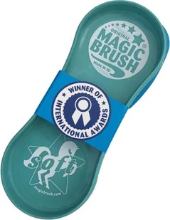 Kerbl Szczotka Magic Brush Soft - turquoise 3297683 - Szczotki dla konia - miniaturka - grafika 2