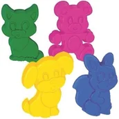 Zabawki do piasku - Foremki wiewiórka + piesek + kotek + niedźwiedź) - miniaturka - grafika 1