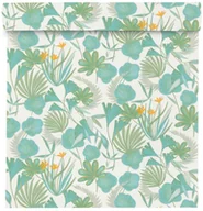 Tapety - Rasch Tapeta w kwiaty 466621 zielona winylowa na flizelinie - miniaturka - grafika 1