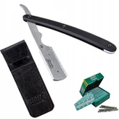 Brzytwy fryzjerskie - Klasyczna Brzytwa Do Golenia + 100 Żyletek Derby - miniaturka - grafika 1