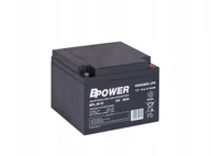 Baterie do zasilaczy awaryjnych UPS - Akumulator 26AH Bpower głębokiego rozładowania - miniaturka - grafika 1