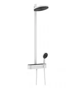 Zestawy prysznicowe - Hansgrohe Pulsify ShowerTablet Select Zestaw prysznicowy natynkowy termostatyczny z deszczownicą biały mat 24240700 - miniaturka - grafika 1