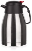 Termosy - BANQUET Banquet stal nierdzewna do kawy Dekanter 1.4L z podwójną ścianą, srebrna/czarna, 14.5 x 14.5 x 24 cm A12089 - miniaturka - grafika 1