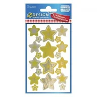 Ozdoby bożonarodzeniowe - Avery Zweckform Naklejki Z-DESIGN błyszczące-gwiazdy AVERY ZWECKFORM 20szt. /52911/ ZW976 - miniaturka - grafika 1