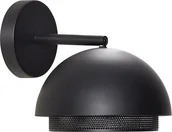 Lampy ścienne - Hübsch Kinkiet czarny z ażurowym dołem 990709 - miniaturka - grafika 1