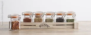 Kilner Zestaw słoiczków do przypraw w skrzynce 0025.807 - Pojemniki kuchenne - miniaturka - grafika 2