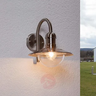 Lampenwelt Damion - nowoczesna zewnętrzna lampa ścienna stal - Lampy ogrodowe - miniaturka - grafika 3