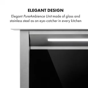 Klarstein Royal Flush Eco 90 Czarny (CGCH3-RoyalFlush90-E) - Okapy kuchenne - miniaturka - grafika 7