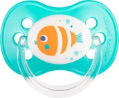 Smoczki do butelek - Canpol babies Smoczek okrągły 6-18 m Love & Sea 22/435_gre 66771 - miniaturka - grafika 1