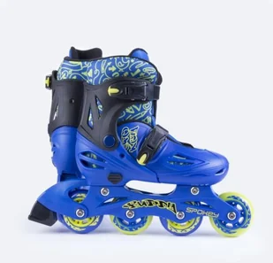 Spokey BUDDY ABEC1 Carbon vel 34-37 Niebieski - Rolki - miniaturka - grafika 3