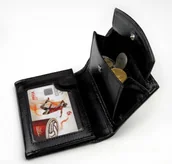 Portfele - Sara Portfel Męski Skórzany (PL) Skóra Licowa Duży Pionowy Bez Zapięcia I Z Zapięciem Wewnątrz Dwa Skrzydełka - miniaturka - grafika 1