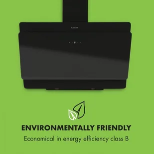 Klarstein Aurica 90 Czarny (CGCH3-Aurica-90-BL) - Okapy kuchenne - miniaturka - grafika 6