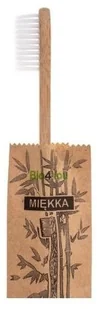 BIOMIKA (szczoteczki bambusowe, wgiel aktywny) SZCZOTECZKA DO ZĘBÓW BAMBUSOWA BIAŁA MIĘKKA 1 szt. - BIO4YOU - Szczoteczki do zębów - miniaturka - grafika 2