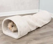 Akcesoria dla gryzoni - Trixie TX 63102 TUNEL PLUSZOWY DLA GRYZONI 27 x 21 x 80 cm, beż - miniaturka - grafika 1