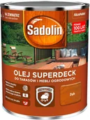 Farby i impregnaty do drewna - Sadolin Olej Superdeck do tarasów i mebli ogrodowych dąb 0,75L - miniaturka - grafika 1