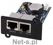 PowerWalker MODUŁ SNMP DLA UPS POWER WALKER VI R1U 10131008 - Zasilacze awaryjne UPS - miniaturka - grafika 2