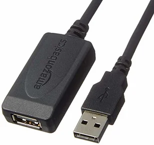 AmazonBasics aktywnego Repeater/przewód połączeniowy, złącze USB typu A wtyczka na gniazdo USB typu A, USB 2.0, 9,75 m L6LU2004-CS-R - Akcesoria car audio - miniaturka - grafika 2