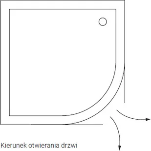 Durasan Livorno DUO ND 90x90 - Kabiny prysznicowe - miniaturka - grafika 3