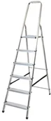 Drabiny - Drabina domowa 6 stopni 152 kg DR-AL.-D6-125KG - miniaturka - grafika 1