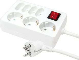 LogiLink listwa z gniazdami wtykowymi, 7-rzędowa, 5 m, biały, LPS210 - Przedłużacze i rozgałęźniki - miniaturka - grafika 2