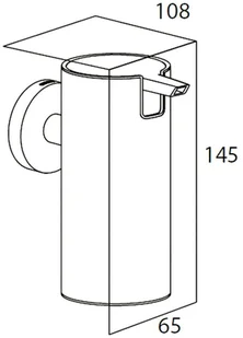 Tiger Dozownik mydła Boston L, srebrny, 306330946 Coram - Mydelniczki i dozowniki mydła - miniaturka - grafika 5