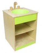 Zabawki AGD - Masterkidz MASTERKIDZ Pastelowa Szafka ze Zlewem ME03515 - miniaturka - grafika 1