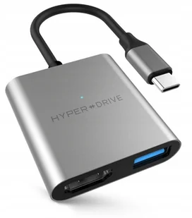 Wejście USB HyperDrive USB-C/4K HDMI USB 3.0 USB-C HY-HD259A-GRAY) Szary - Huby USB - miniaturka - grafika 7