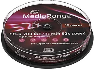 MediaRange CD-R 52x CB 700MB MediaR. 10 - MR214 - Nośniki danych - miniaturka - grafika 2