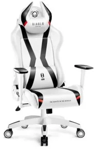 Diablo Chairs Fotel V-Commander Biało-czarny - Fotele gamingowe - miniaturka - grafika 2