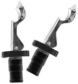 Pozostałe akcesoria barmańskie - Home soave korki do butelek z rozszerzeniem, 2 sztuki, ze stali nierdzewnej, czarny - miniaturka - grafika 1