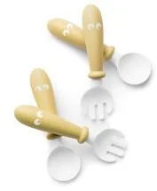 Baby Bjorn Sztućce, Powder Yellow, 4 szt. - Sztućce dla dzieci - miniaturka - grafika 2