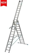 Rusztowania - Krause STABILO drabina wielofunkcyjna szczeble + stopnie 3x12 131676 131676 - miniaturka - grafika 1