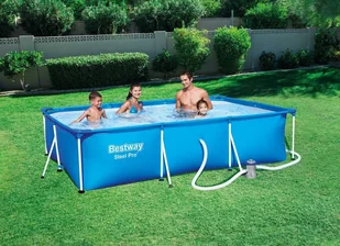 Bestway Basen Stelażowy 300x201x66cm Deluxe 3w1 56411 - Baseny ogrodowe - miniaturka - grafika 2