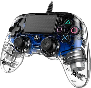 Nacon PS4 Compact Controller Niebieski Świecący - Akcesoria do Playstation - miniaturka - grafika 4