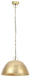 VidaXL Industrialna lampa wisząca, 25 W, mosiężna, okrągła, 41 cm, E27 320542 - Lampy sufitowe - miniaturka - grafika 5