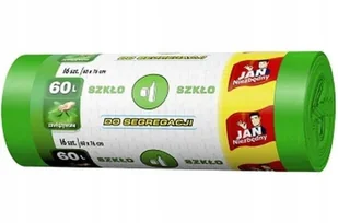 JAN Niezbędny Worki Na Śmieci Szkło 60L 16szt - Worki na śmieci - miniaturka - grafika 2