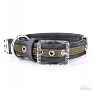 Smycze dla psów - dr Seidla MyFamily London Zielona EkoSkóra M 1034 - miniaturka - grafika 1