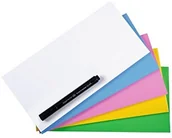 Zakładki indeksujące - Legamaster Legamaster Magic Chart Notes sortowane, polipropylenu, niezadrukowane, 10 x 20 cm, 250 sztuk 7-159494 - miniaturka - grafika 1