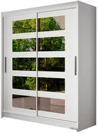 Szafy - Szafa przesuwna Pesto V 150 szafa z lustrem meble - miniaturka - grafika 1