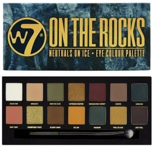 W7 On the rocks, paleta cieni do powiek, 14 kolorów 5060503757745 - Pudry do twarzy - miniaturka - grafika 3